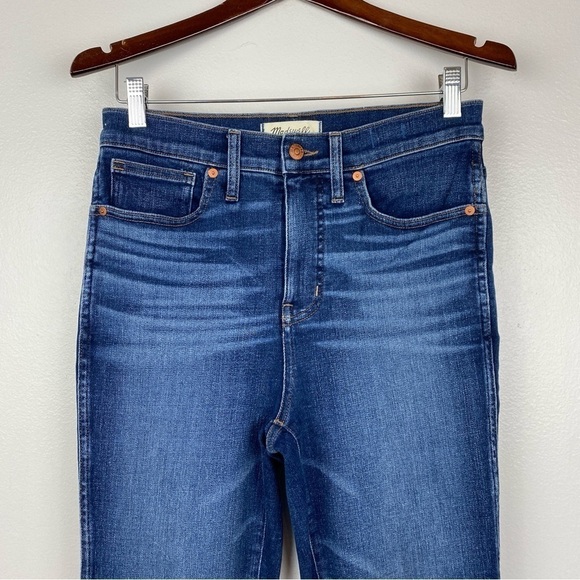 Madewell Stovepipe Slim Straight Leg Jeans High Rise Pendleton Size 27 NWOT - Picture 5 of 10